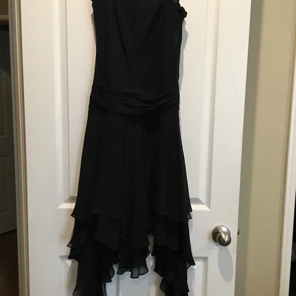 bcbg black silk dress BCBG Max Azria main image 1